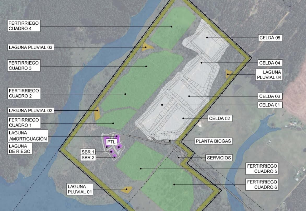 Planificación y diseño ambiental para el nuevo relleno sanitario de Rivera